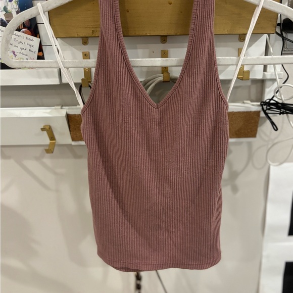 Bundle of 2!! Outdoor Voices exercise dress in white and AE halter top - Picture 11 of 12